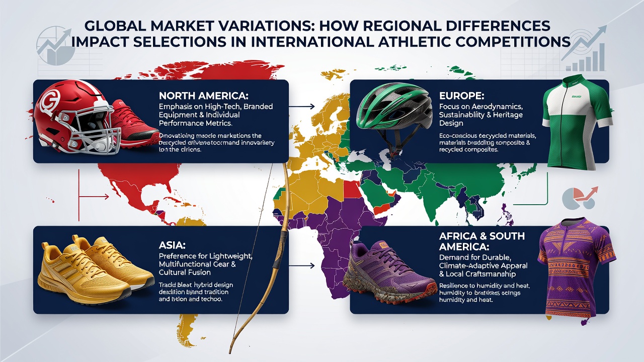 Regional differences impacting selections in global racing fixtures and athletic competitions