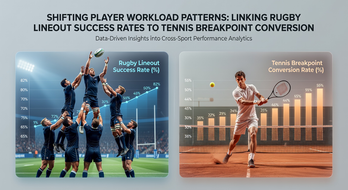 Infographic illustrating workload thresholds for rugby forwards and tennis players in multi-sport betting contexts
