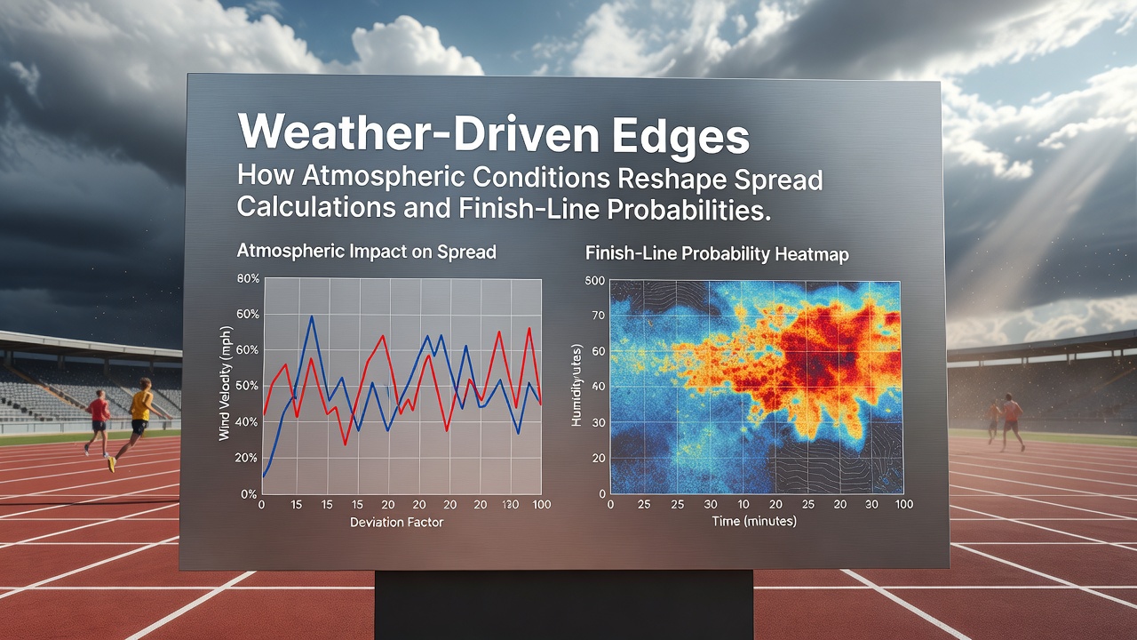 Rain and wind influencing outdoor league gameplay and probability models